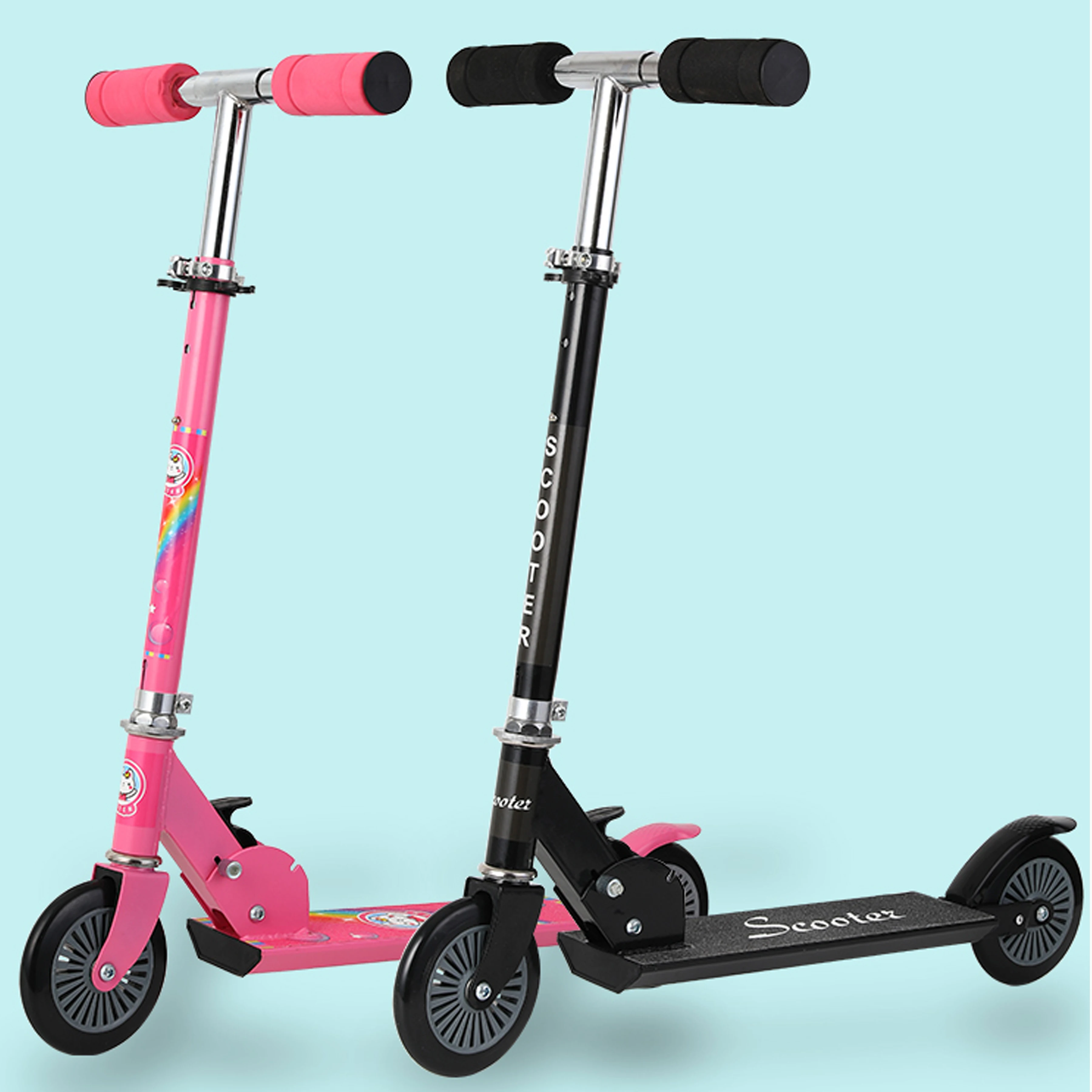 Hot sale high quality folding OEM ODM 2 wheel kick kids scooter