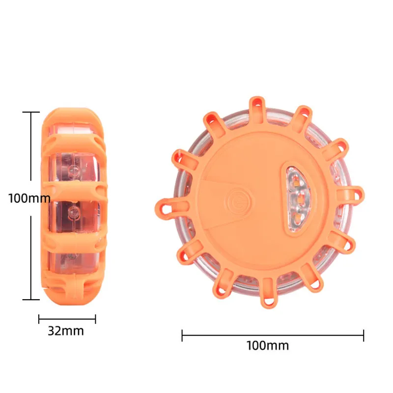 Ce Rohs Wholesale Multi-colors Cheap 3 Pack Plastic Emergency Disc Safety Flashing Lights,Traffic Signal Light Led Road Flares