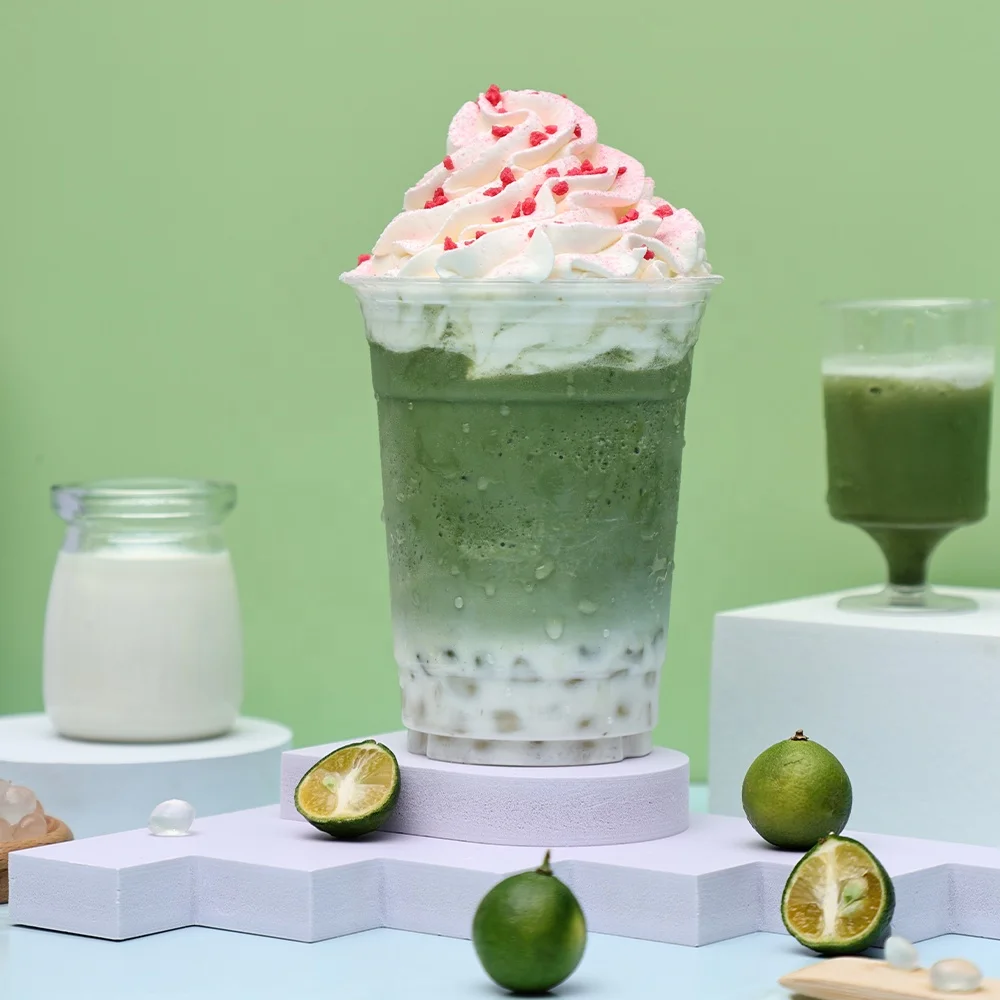 HEYTEA hot sell grape Smoothie drinks bubble tea ingredients grape fruit syrup cheese powder crystal boba balls