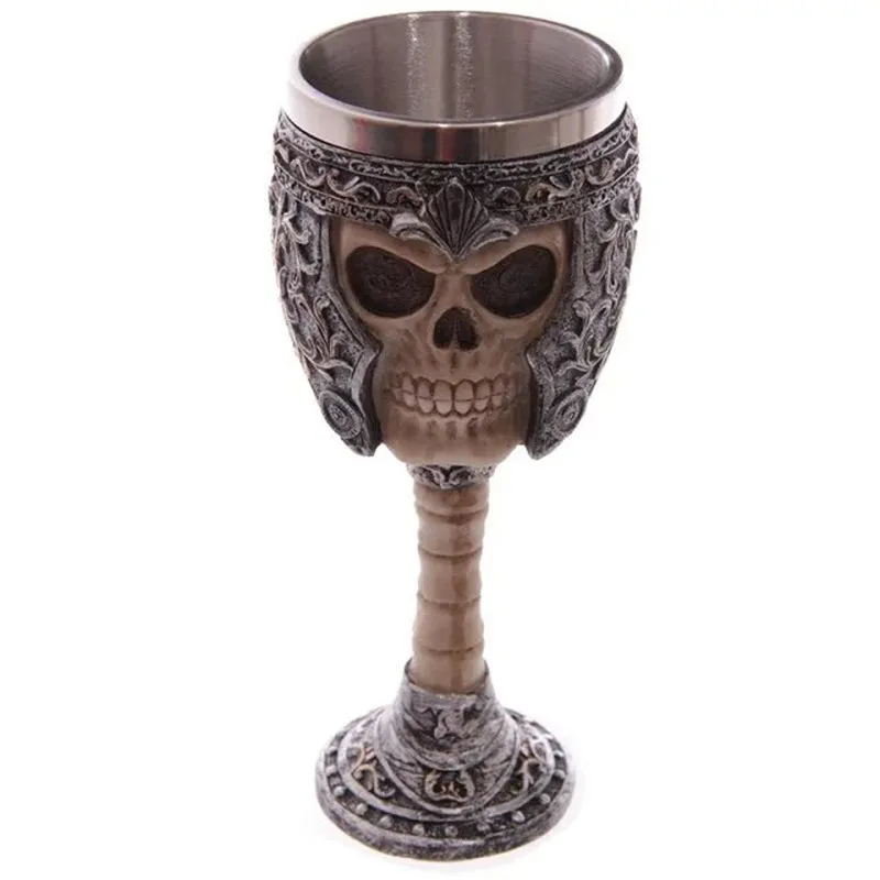 200Ml Dragon Claw Skeleton Water Cups Stainless Steel Mugs Halloween Gifts Gothic Goblet Wine Glass