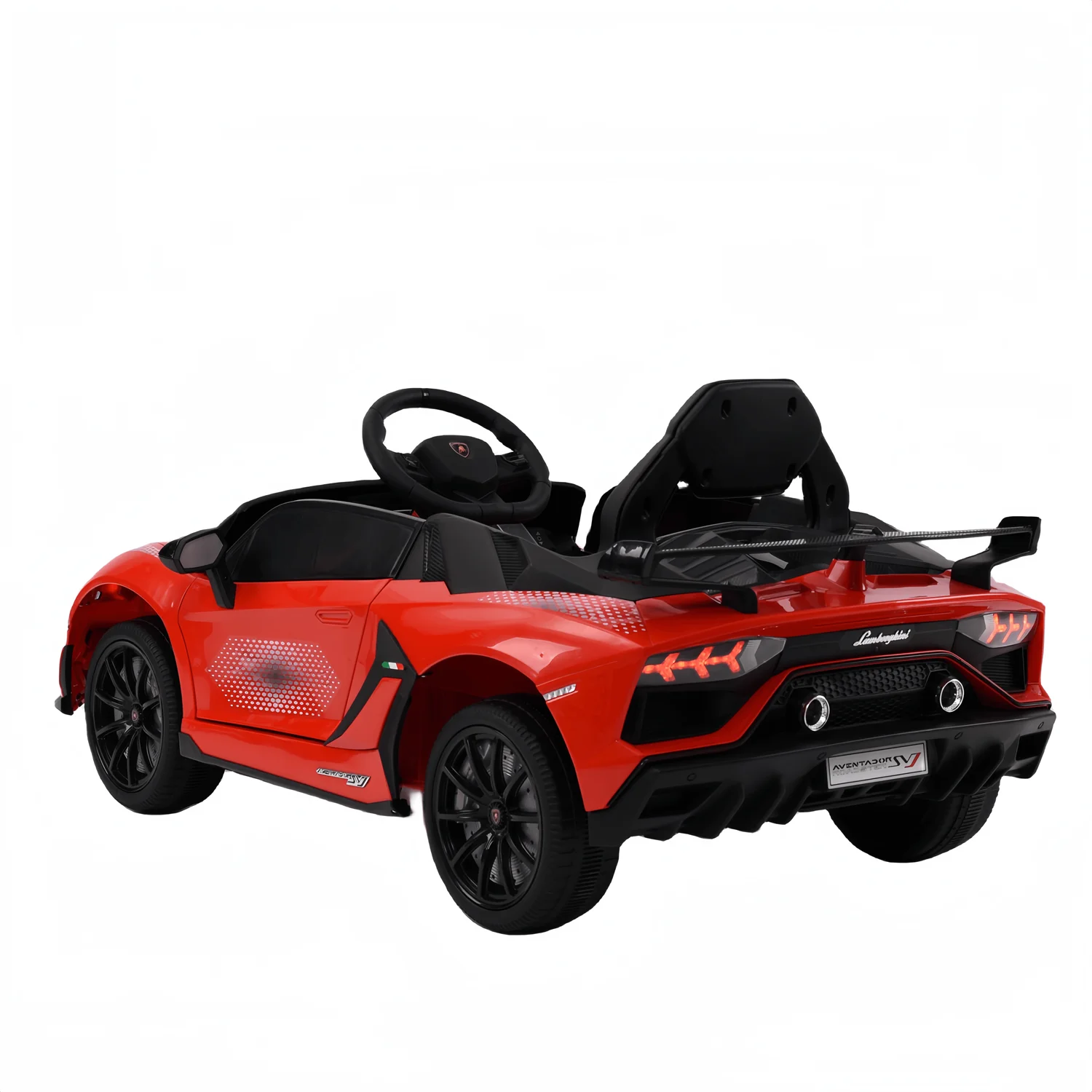 2024 New Arrival Licensed One seat Lamborghini SVJ Child Electric Car 12V Power Battery Music Light Toy For Kids Ride On Car