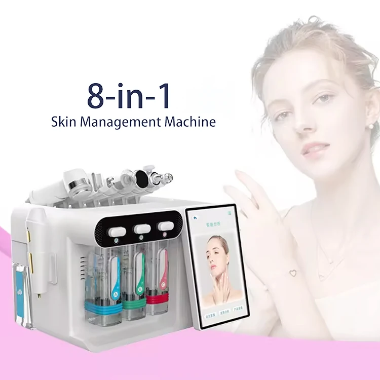 New Portable Aqua Peel Hydra Solution Facial Small Bubble H2O2 Cleaning Facial Machine Skin Scrubber Microdermabrasion Machine