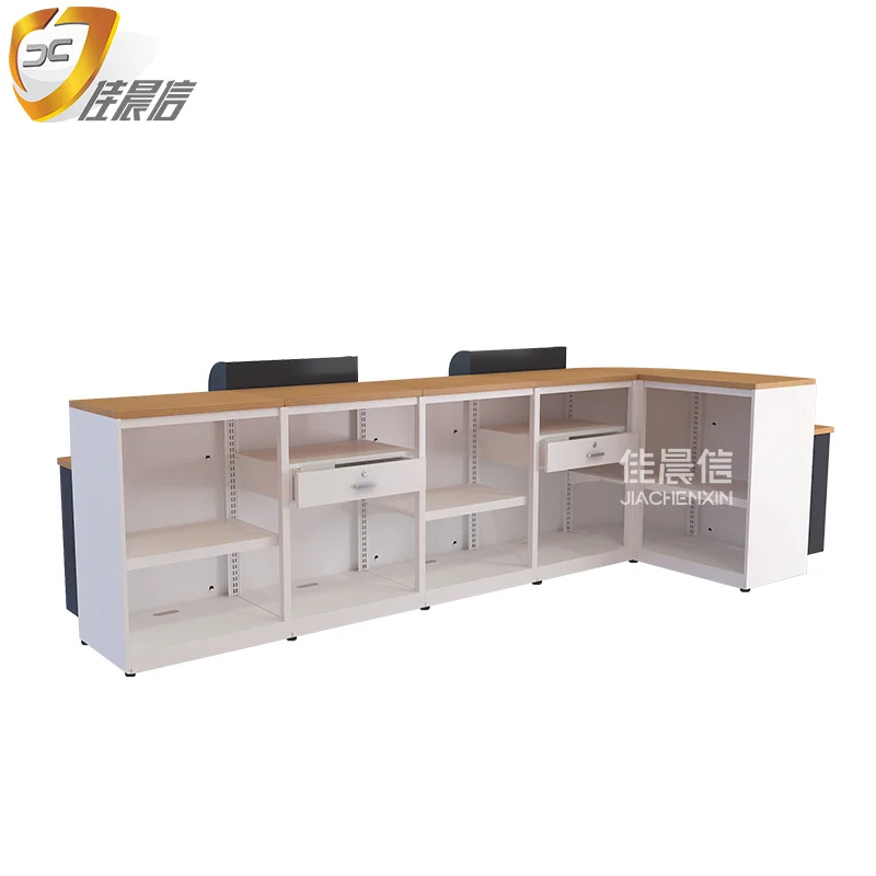 Humanize fashion store cashier desk/steel checkstand/supermarket checkout counter customer service counter check out desk