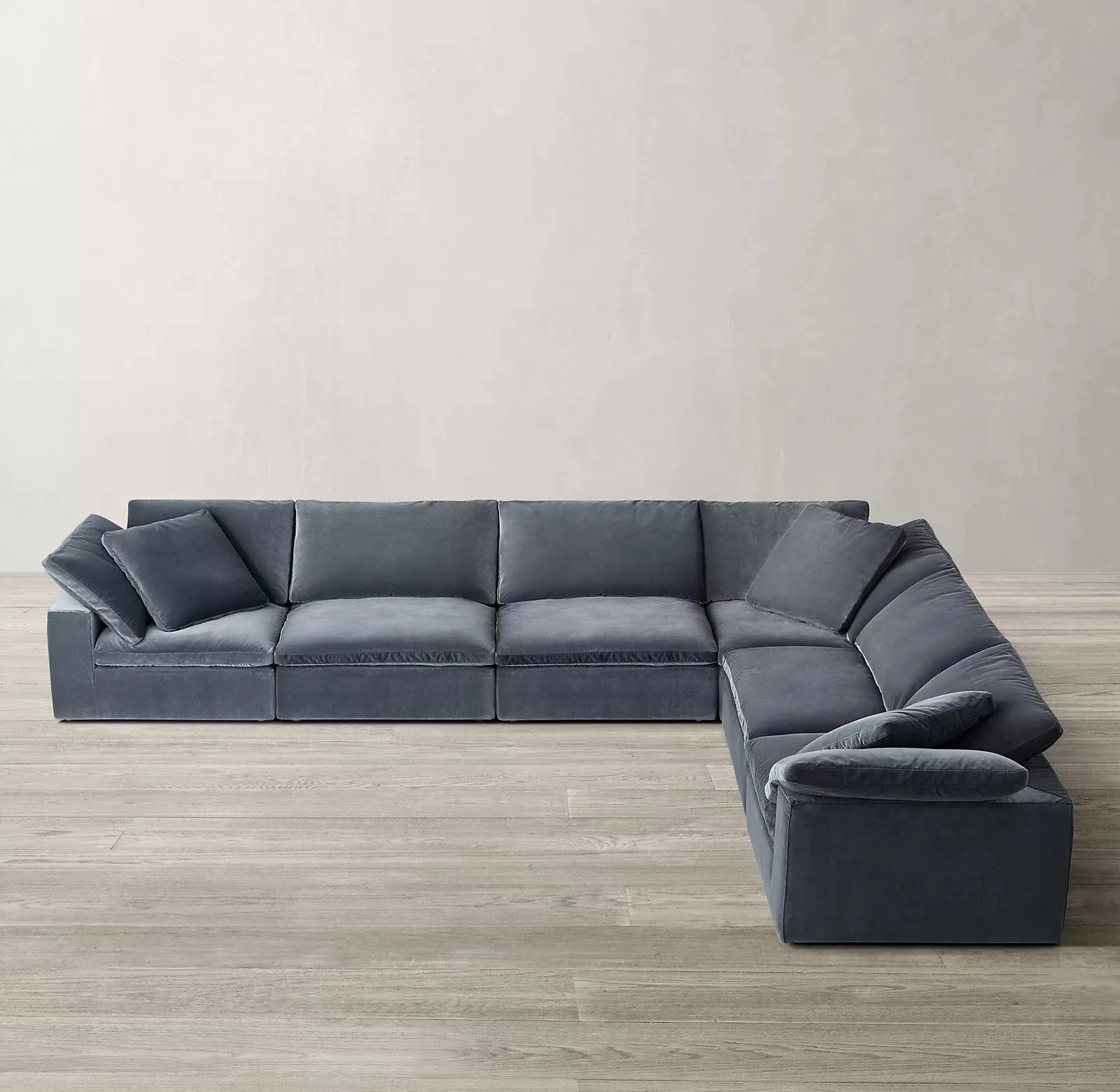 High end indoor sofa home furniture custom color soft modular sectional living room sofas