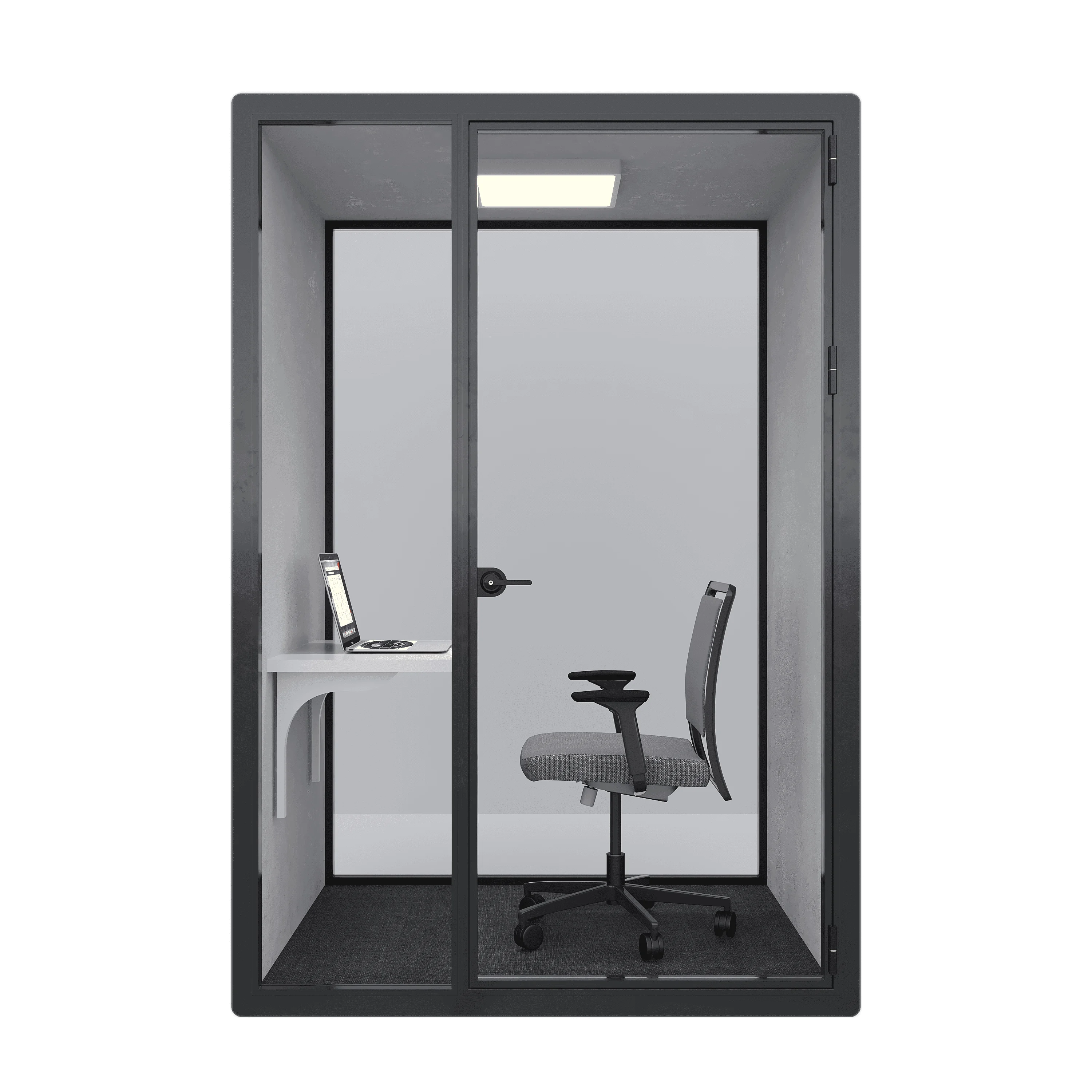 Modular office Aluminum workplaces silence removeable High end Automatic switch telephone pod Phone booth