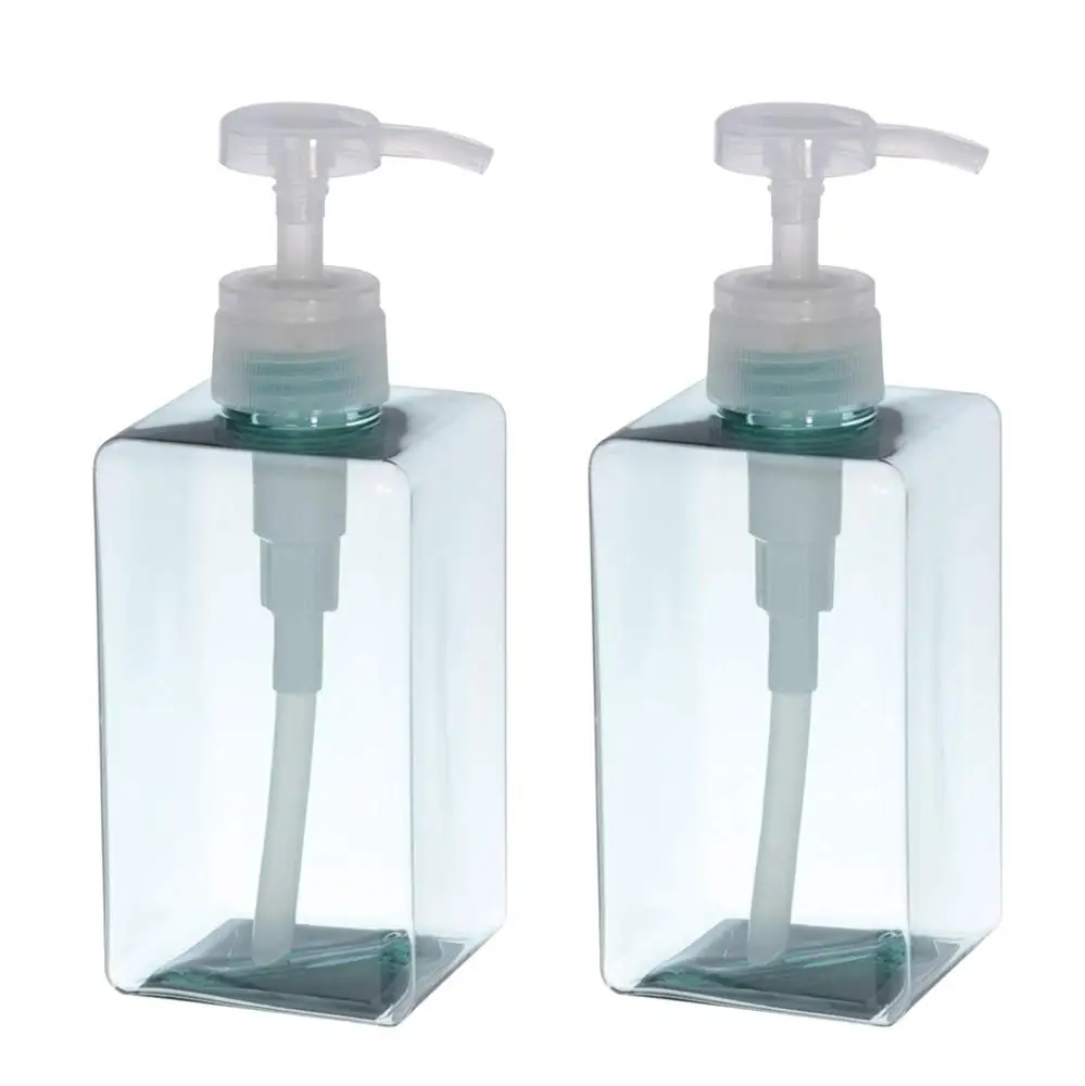 Custom 100ml 200ml 500ml Empty PETG Spray Lotion Pump Bottle for Plastic Liquid Shampoo Bottles