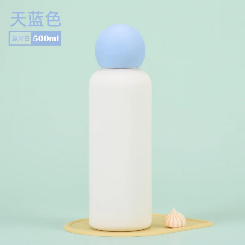 Custom Logo Stainless Steel Mugs Vacuum Flask Creative Cute Portable Outdoor Sports Water Cup Keep Hot And Cold