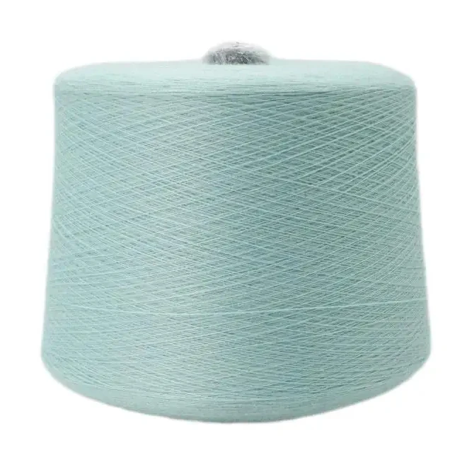 Angora Velvet  Dyed Yarn 47% Acrylic 20% Nylon 33% PBT 48/2 NM