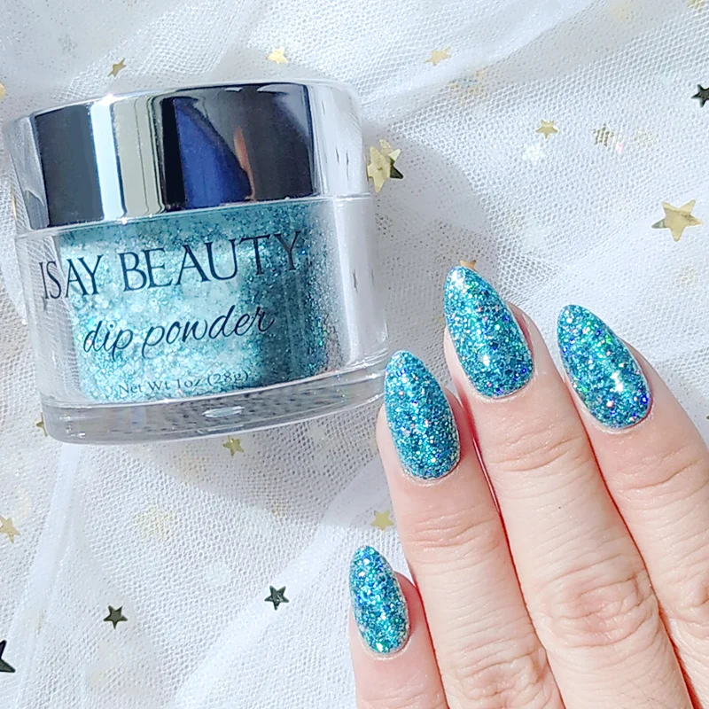 Professional wholesale supplies nail art nail bulk dip acrylic powder fast drying dip powder for nails glitter