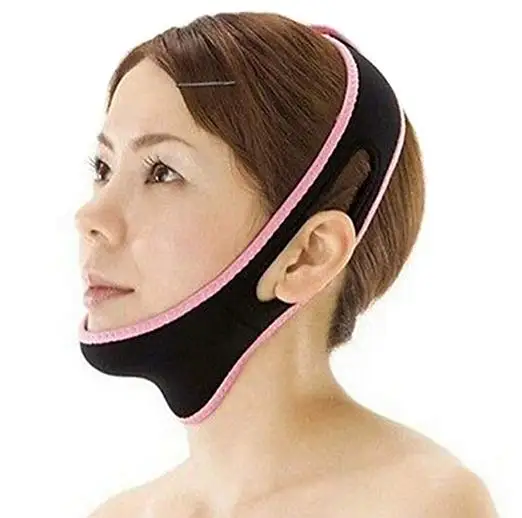 Anti snore sleep deep guard stopper aid device adjustable chin strap