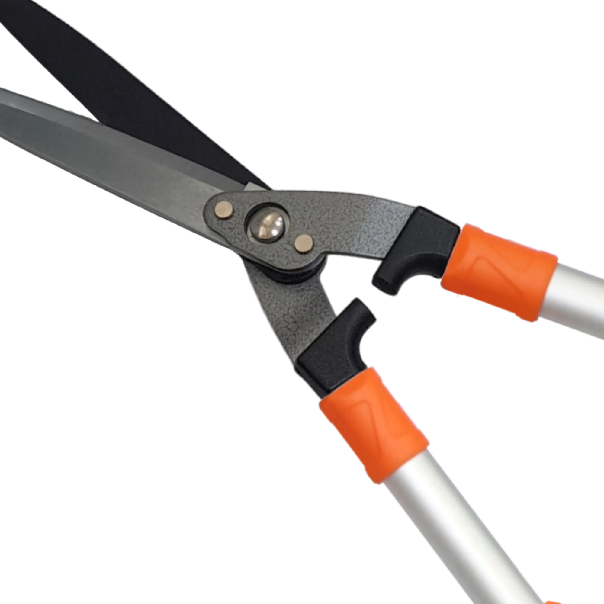 Pruning Scissor Long Handled Garden Fence Tool Adjustable tension knob 60.5Cm Straight Blade Hedge Shear