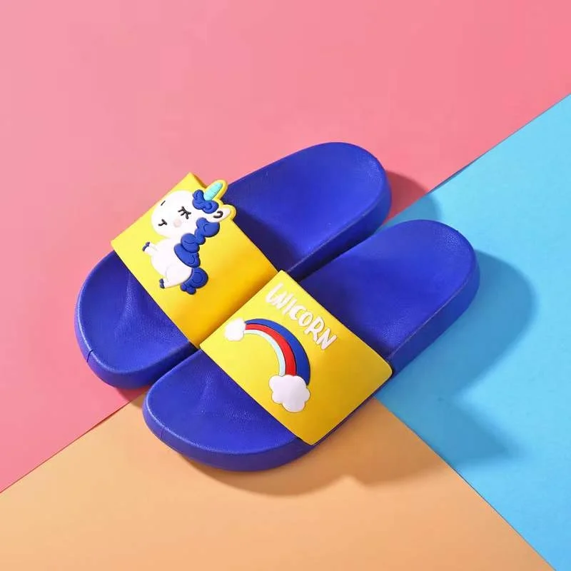 Summer Kids EVA Beach Cartoon Flip Flop Slippers Slides Shoes House Slippers Slides Indoor Baby for Girls