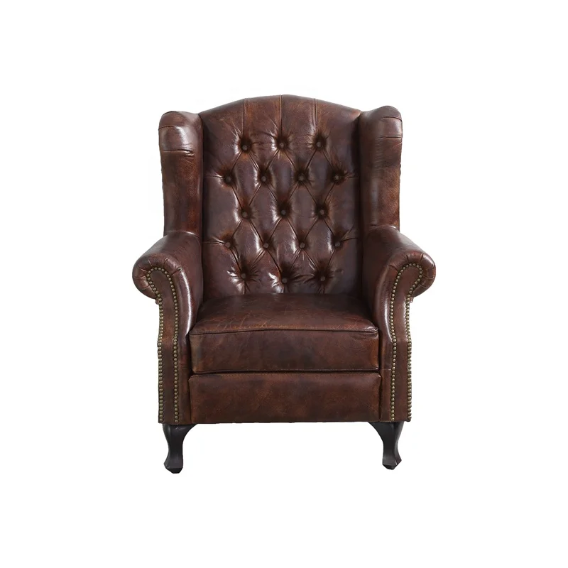 American Style English Industry Small Grey Chair Velvet Modern Simple Creative Patchwork Chinese Single Round Nice Armchair