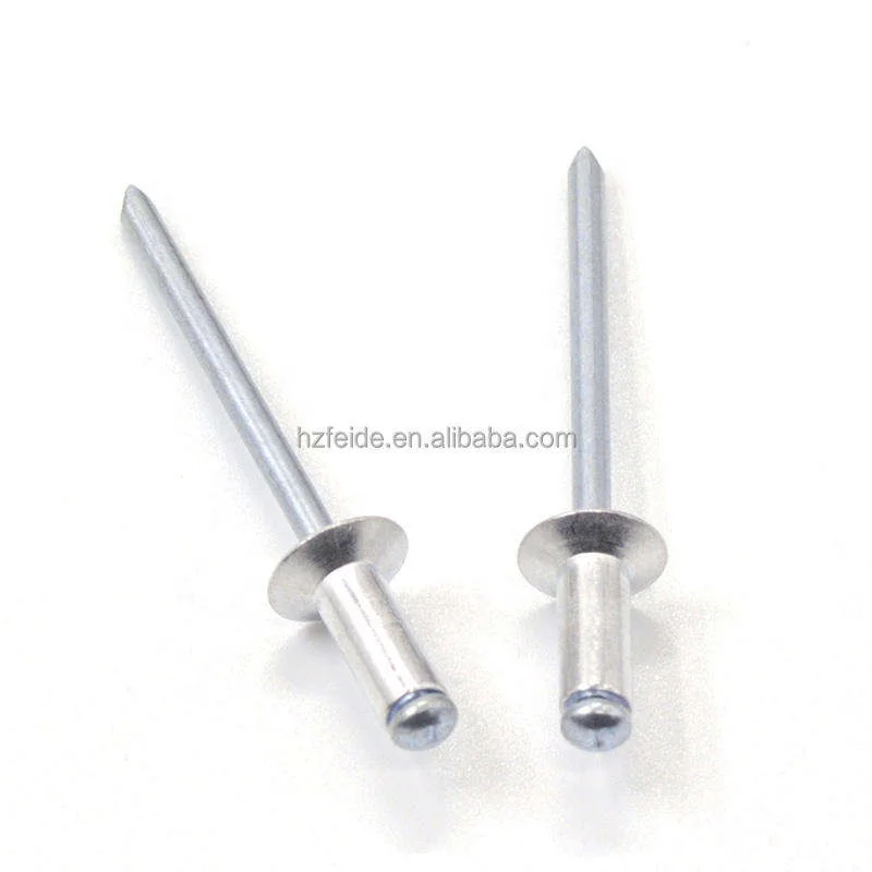 Open Type GB12618.1 Round Head Rivet Scountersunk Head Aluminium Pop Blind Rivet