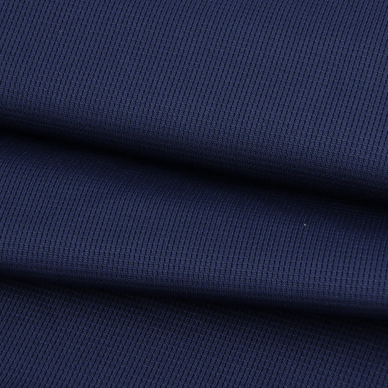 100% Polyester Knit Sport Quick Dry Grid Check Mesh Fabric for Sportswear Breathable T-shirt Garment