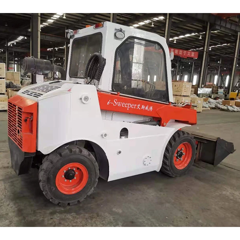 Community Skid Steer Machinery Road Ice Snow Sweeper for