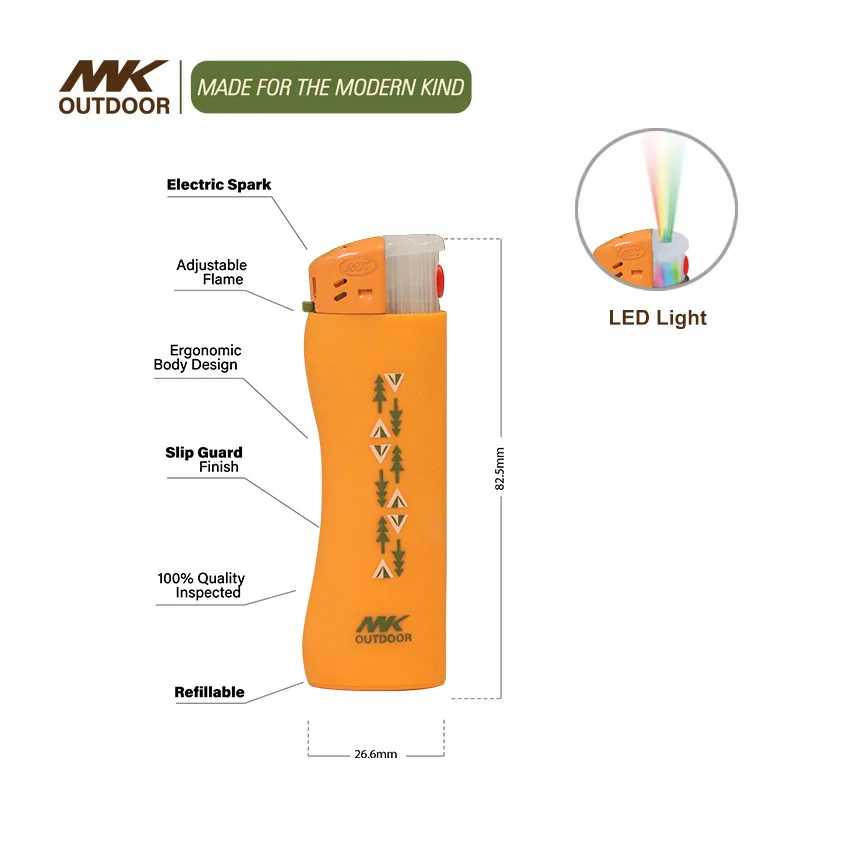 MK free sample fire LIGHTER metal jet LED lighter torch gas mini electronic windproof metal gun shape lighter