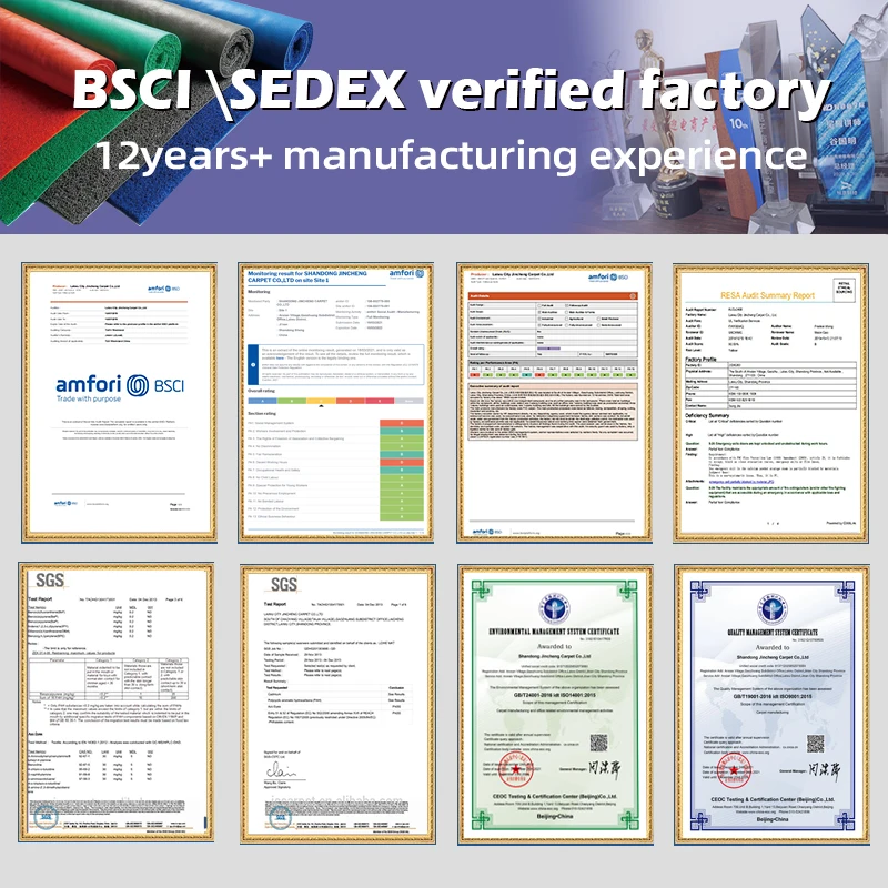 PVC Coil Foam backing carpets mat roll pvc carpet plastic floor mat commercial custom foot outdoor floor mats rolls