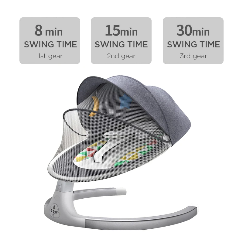 Made in China hanging sleeper crib hammock cradle bed Rocker bouncer baby swing high chair