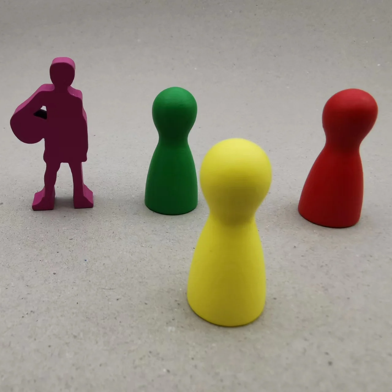 high quality custom wooden meeple for board game piece wood puzzle pawn token piece