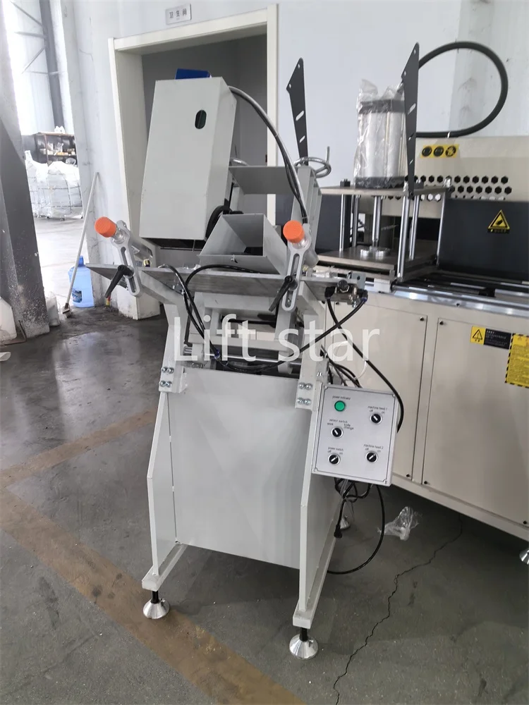 two head auto water-slot milling machine for pvc profile window profile water slot milling machine