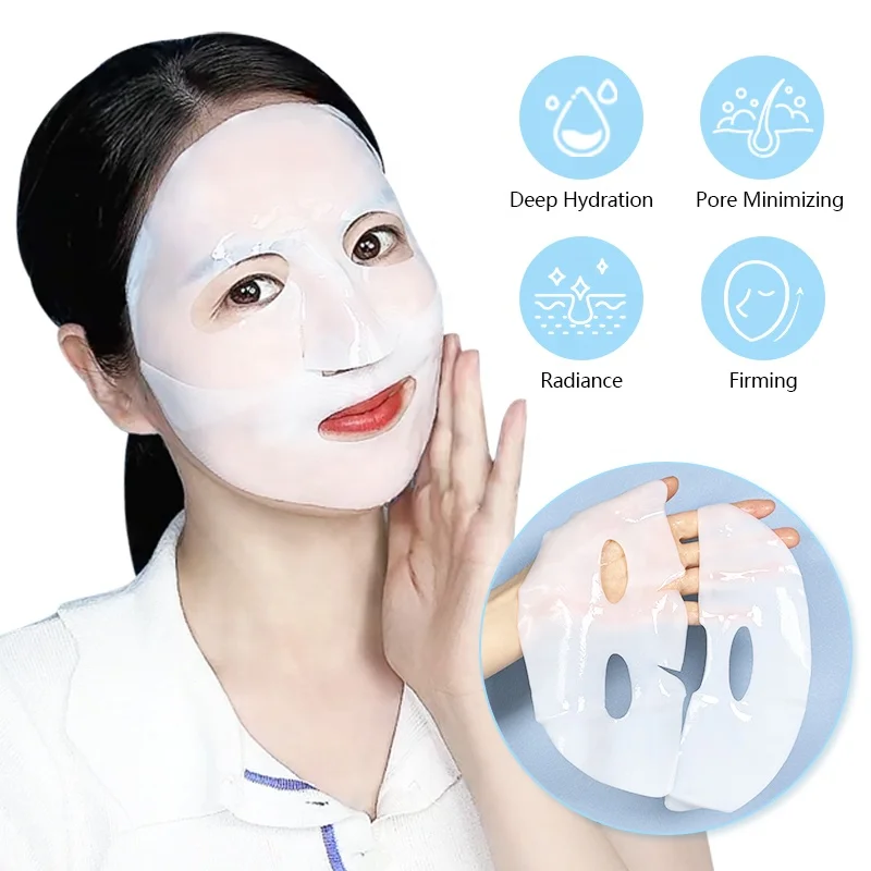 Bio Collagen 34G Thickened Deep Collagen Lifting Anti Aging Remove Wrinkle Overnight Hydrogel Face Sheet Biodance Collagen Mask