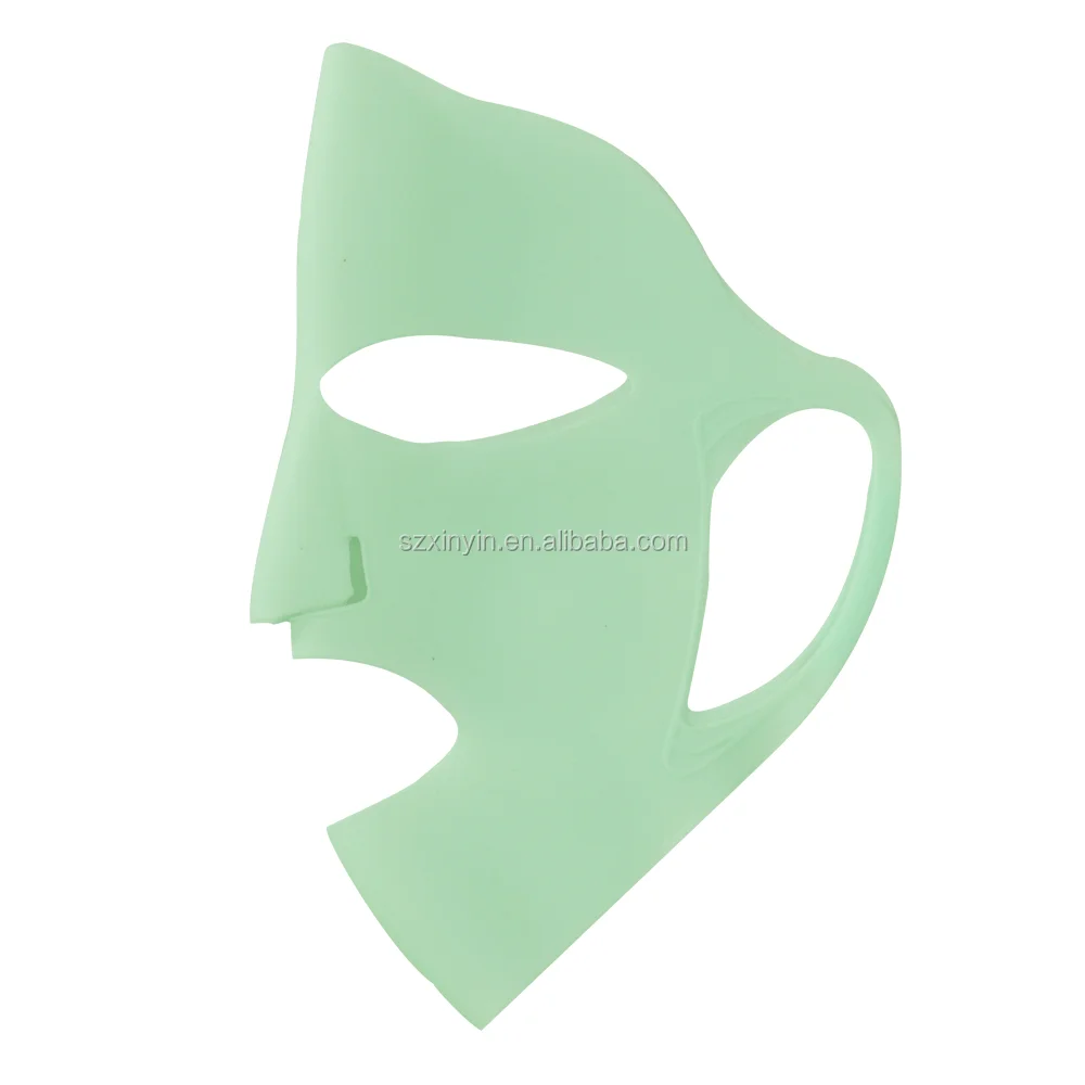 Multiple color options  Wholesale Breathable Reusable Silicon Facial Mask Skin Care Face Mask with Ear Loop Silicone Skin Mask