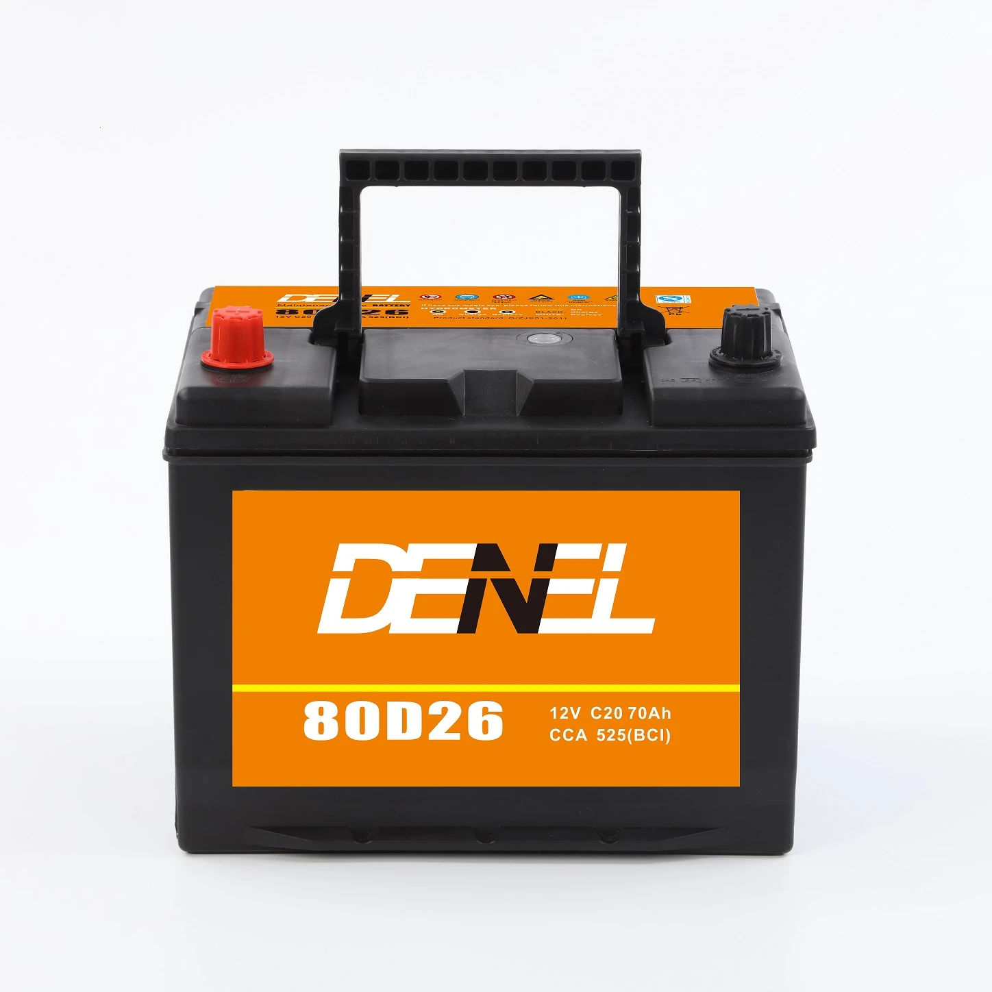 Maintenance Free Car Battery 80d26 japan standard lead acid car battery