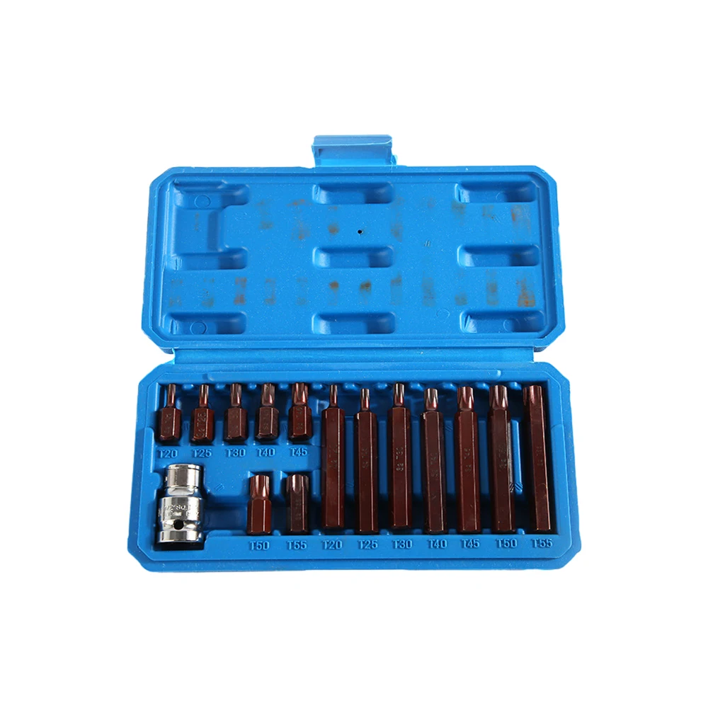 15 Piece Set Professional Magnetic Screwdriver Bit Set Magnetic Torx  Bit Socket set