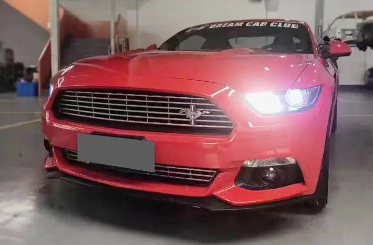  Передний пластиковый гриль для Ford Mustang 2015-2017 California Edition белый и