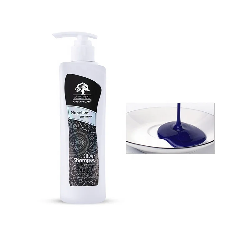  Бессульфат мерцающий светло-фиолетовый серебристый окрашивающий тонер тонировка частная этикетка нет желтый фиолетовый шампунь для светлых волос