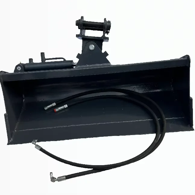 ChuangXin 2024 OEM Chinese Factory Mini Hydraulic Crawler Excavator 800mm Rotating Swing Titling Bucket including oil pipe