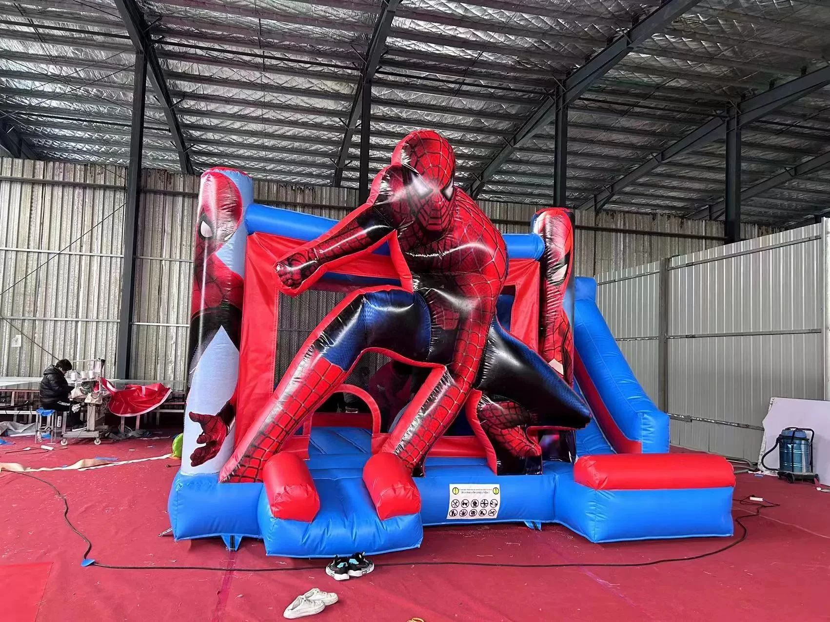 Outdoor Games Commercial Inflatable Bounce House Spiderman Bouncy Castle Inflatable Castle And Indoor Amusement Equipment