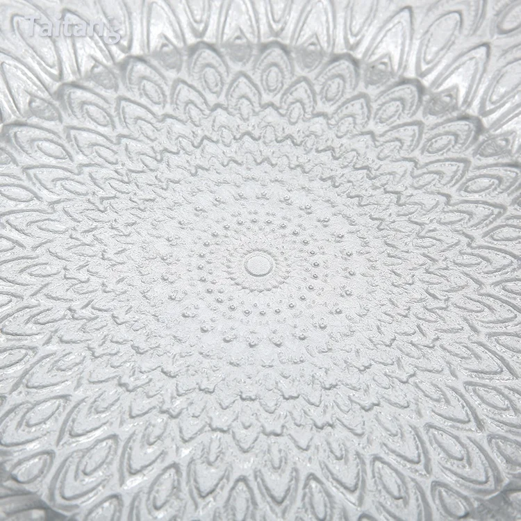 Wholesale Transparent Under Plate Silver Party Wedding Silver Round Plate