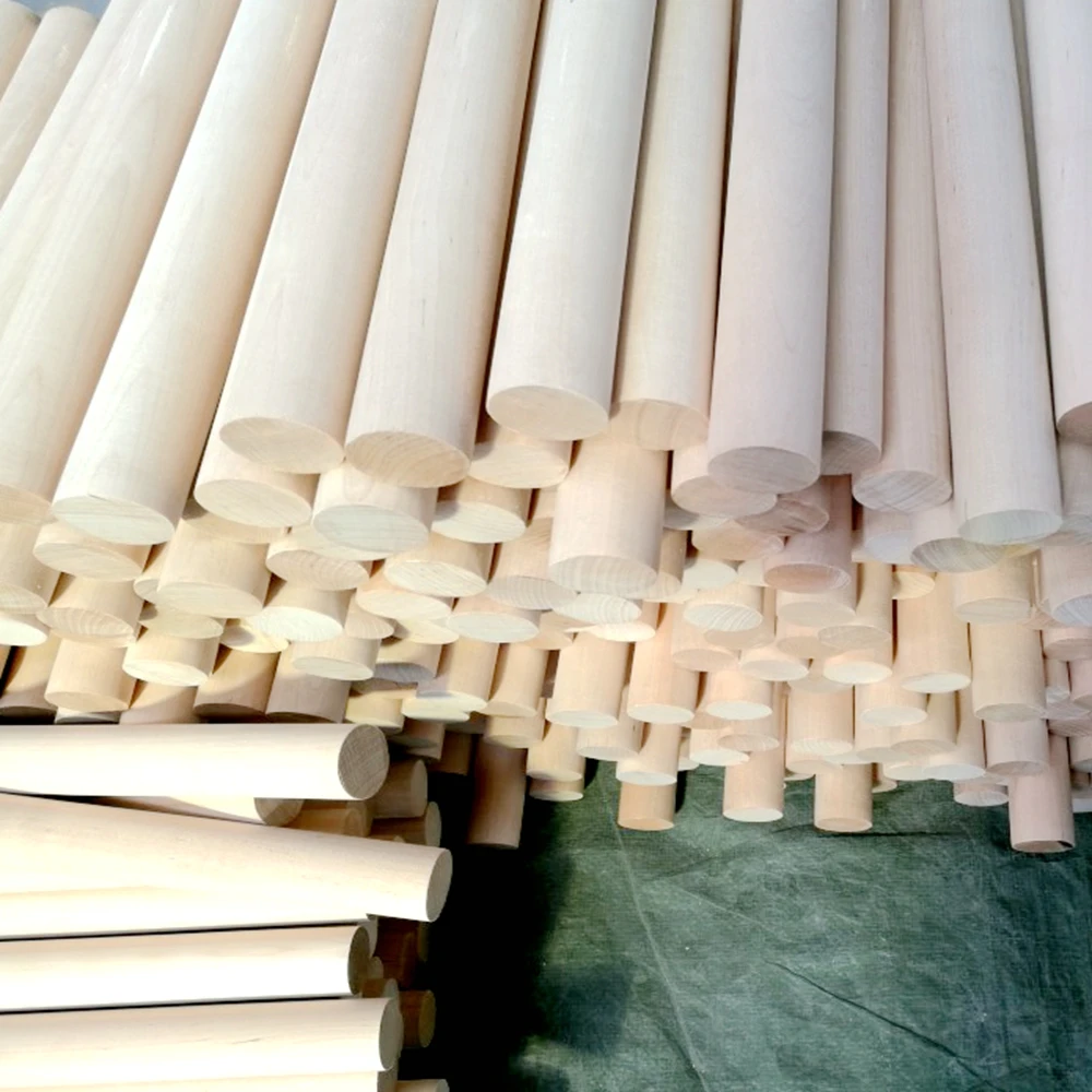 Китайская фабрика, лидер продаж, декоративные круглые деревянные дюбеля, кленовые деревянные палочки для рукоделия