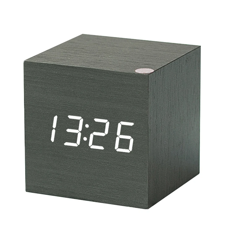 
Original cheap quality assurance led wooden alarm clock digital 