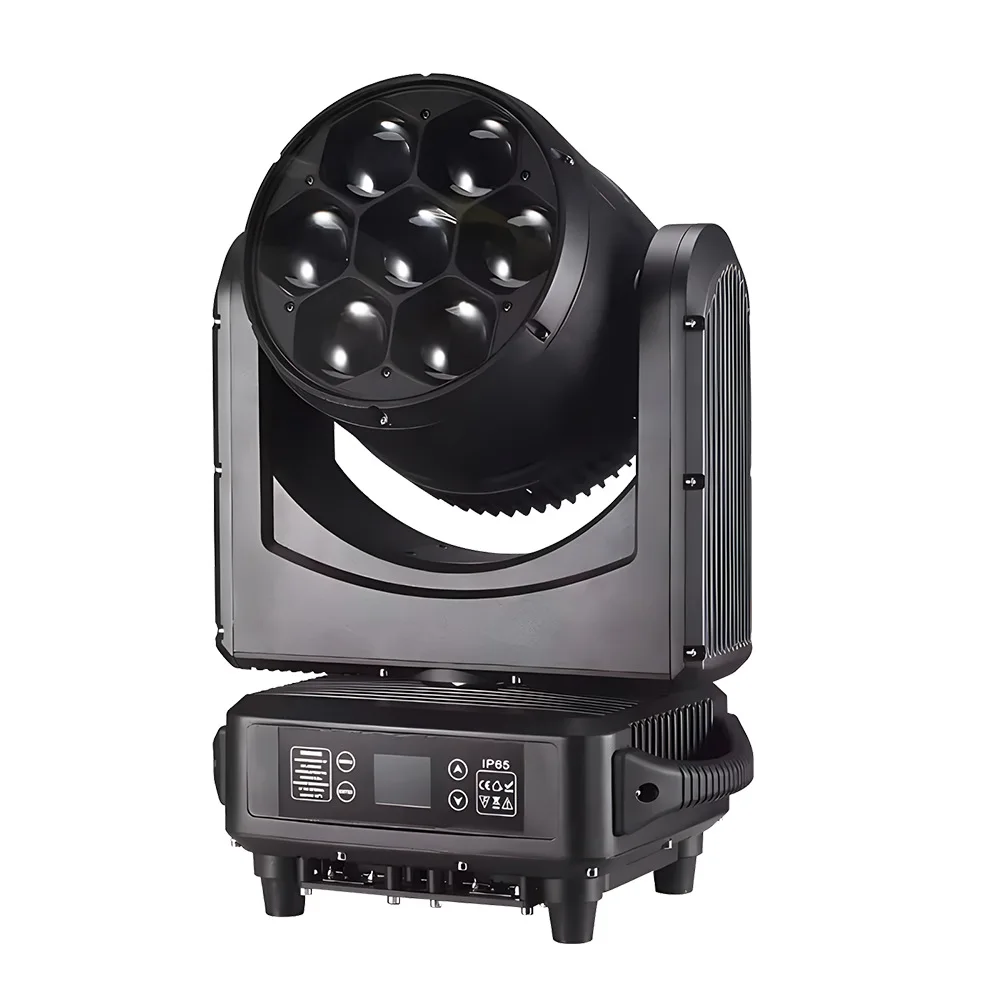IP65 Waterproof Dj Equipment 7x60w Bee Eye Led Zoom Wash Moving Head Light For Concert Wedding Party Stage