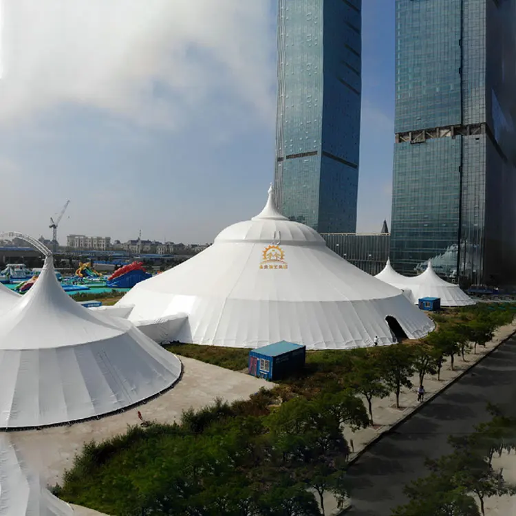 Outdoor High Quality Amusement Park Tent Custom Color Circus Performance Tent Waterproof Durable