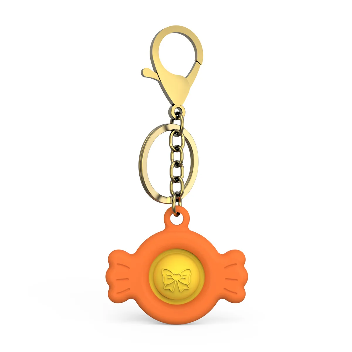 
Wholesale Price Push Bubble Keychain Simple Stress Relief Key Ring Fidget Hand Toys Handheld Mini Fidget Toy 