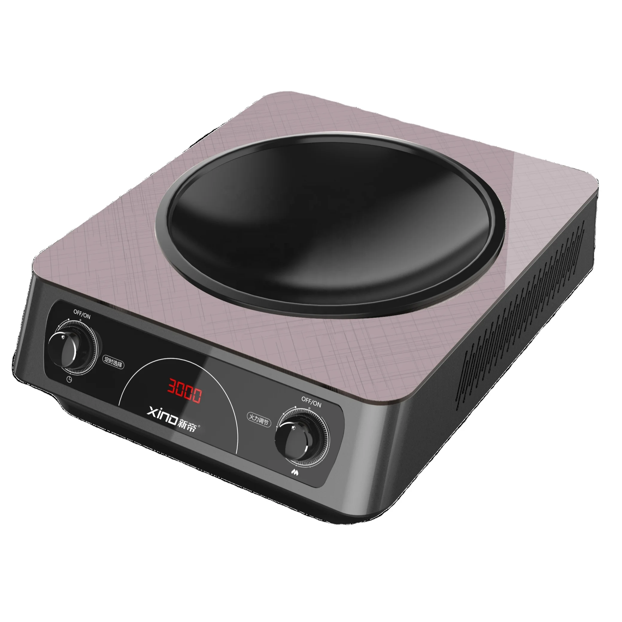 Popular Concave Induction  Cooker Stove Cooktop for Wok Own Patented own Design & Mould  High Quality Induction  Cooker