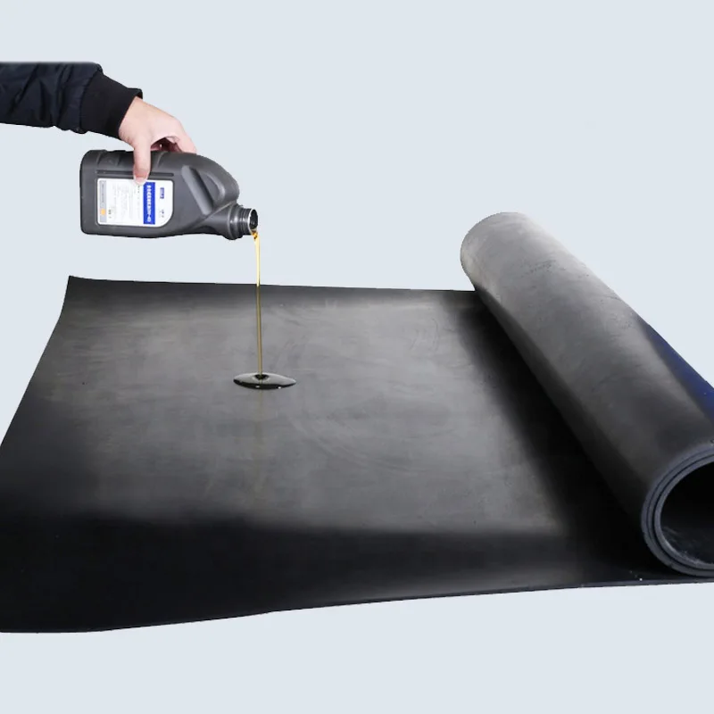 Wholesale Hypalon Rubber Coated Fabric 0.6-2.5mm Hypalon Rubber Sheet