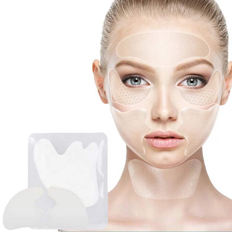 Hydrogel Microcrystalline Face Lift Masks Transparent Collagen Eye Patch Forehead/Neck Sheet Mask Nasolabial Folds Facial Mask