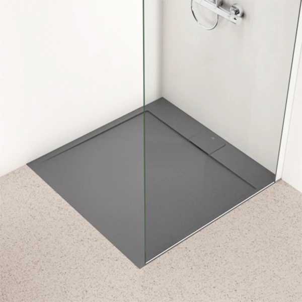 SMC marble shower tray rectangular non slip 1500x600 solid surface 60 inches length base adjustable corner bathroom 600mm