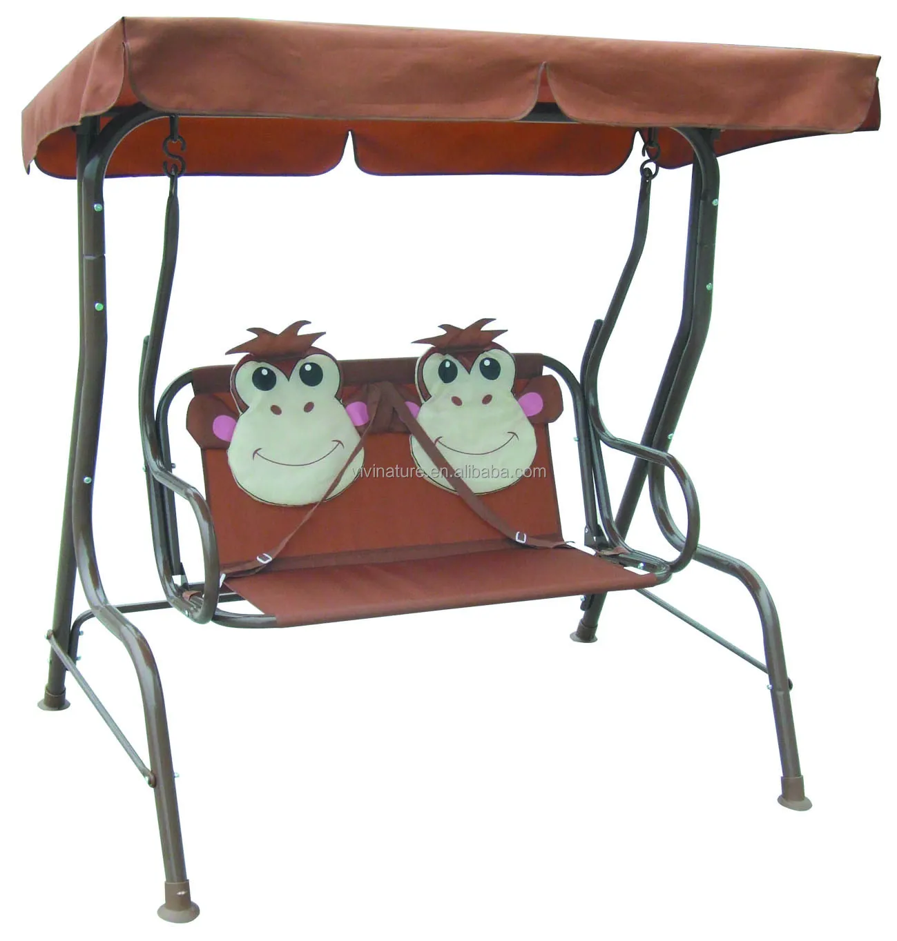 outdoor patio kid swing for 2 seats
