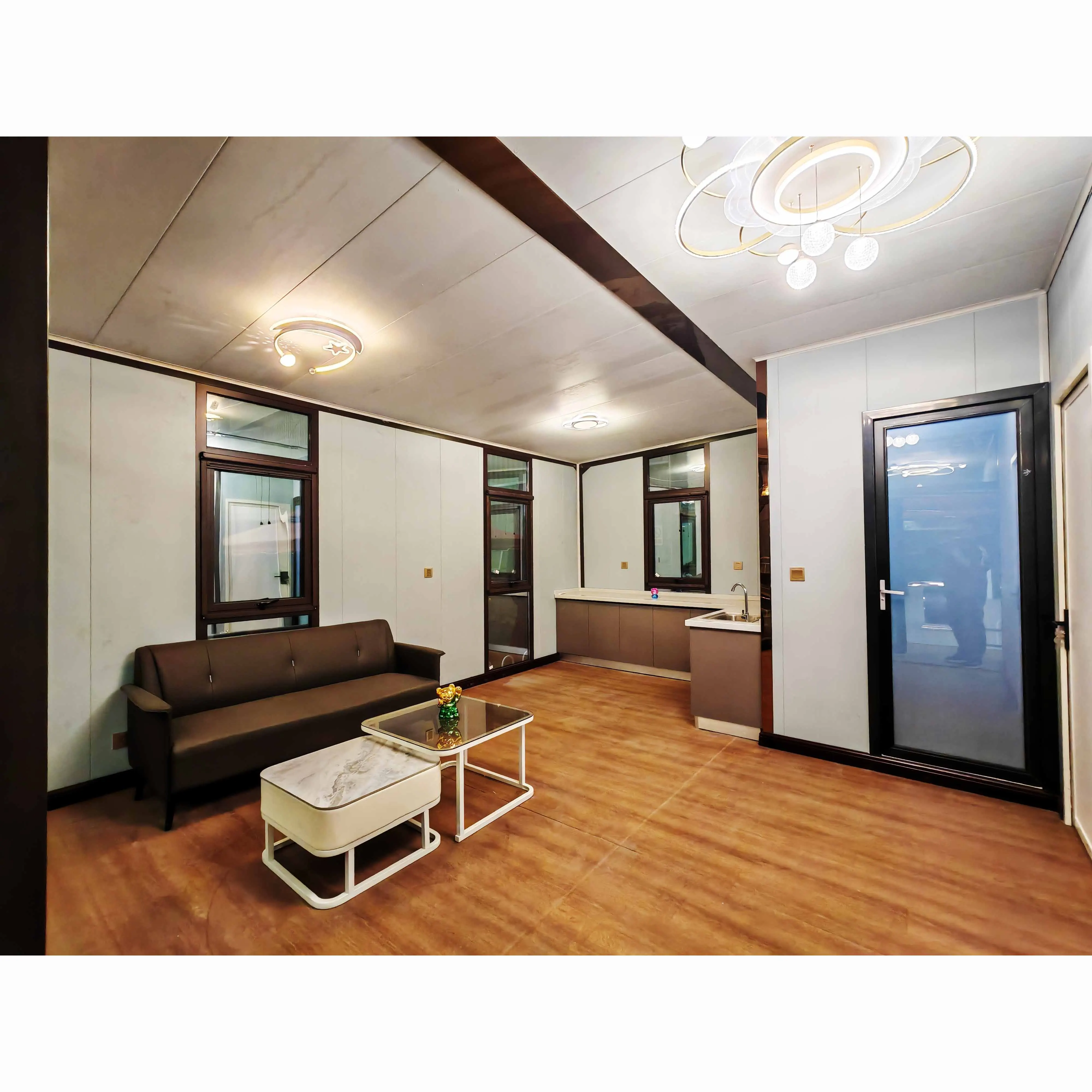 Quick Installation of Foldable Flat Packaging Containers, Detachable Container Houses, Modular Living Container Houses