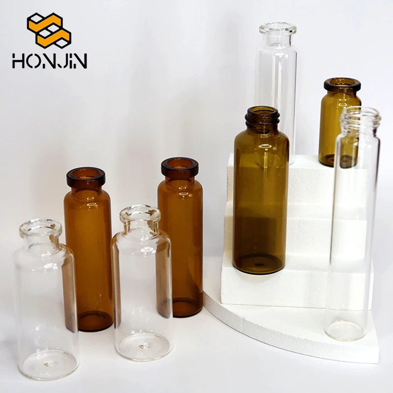 pendant Wishing vials 0.5ml 1ml 2ml 3ml 4ml 5ml 10ml 15ml 20ml 30ml 50ml clear glass bottle with cork stoppers