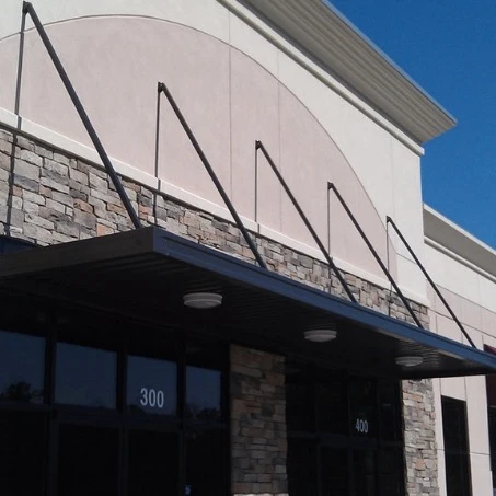 Потолочный алюминиевый навес для окна Lianhong, поддержка жалюзи, защита от солнца на крыше, Солнцезащитный навес