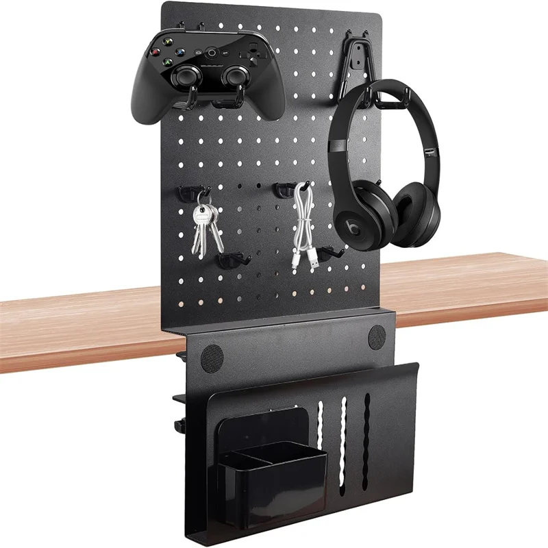 Stationery Storage Organization Metal Pegboard Partitions Decoration Desk Organizer Office