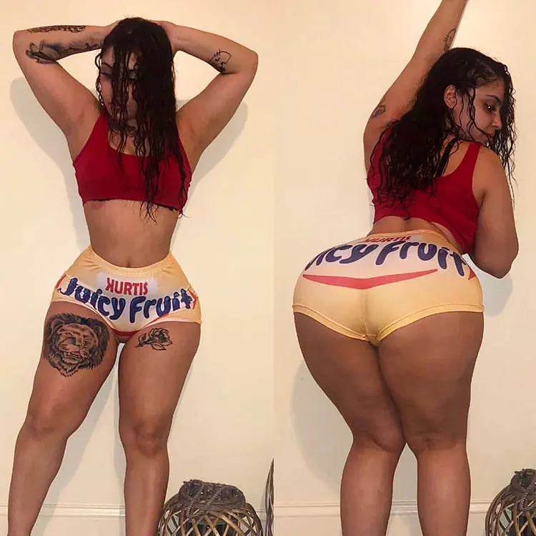 2021 Летние супер сексуальные байкерские шорты, женские шорты, шорты ярких цветов