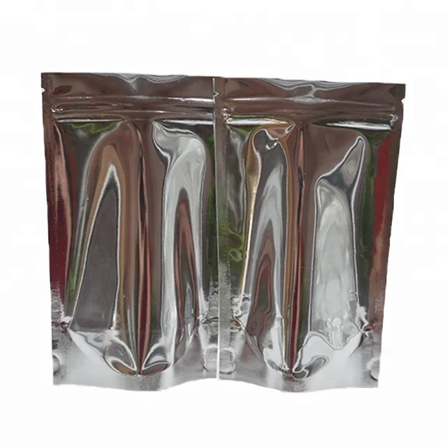 Hot Sale Zip lock Top Transparent Aluminum Foil Packaging Bag